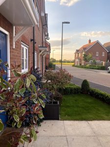 A quiet suburban street, similar to the residential roads around Colwick